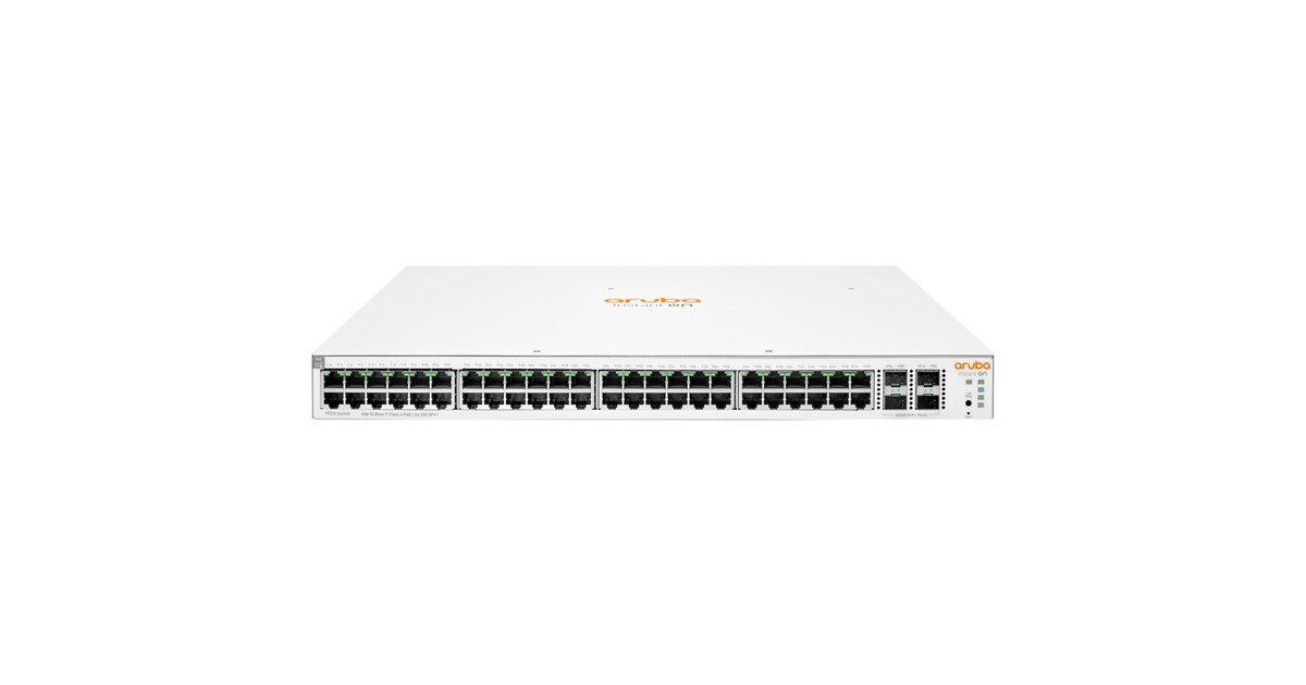 Hewlett Packard EnterpriseInstant On 1930 48G 4SFP+ CL4 PoE switch  (370 Watt PoE)
