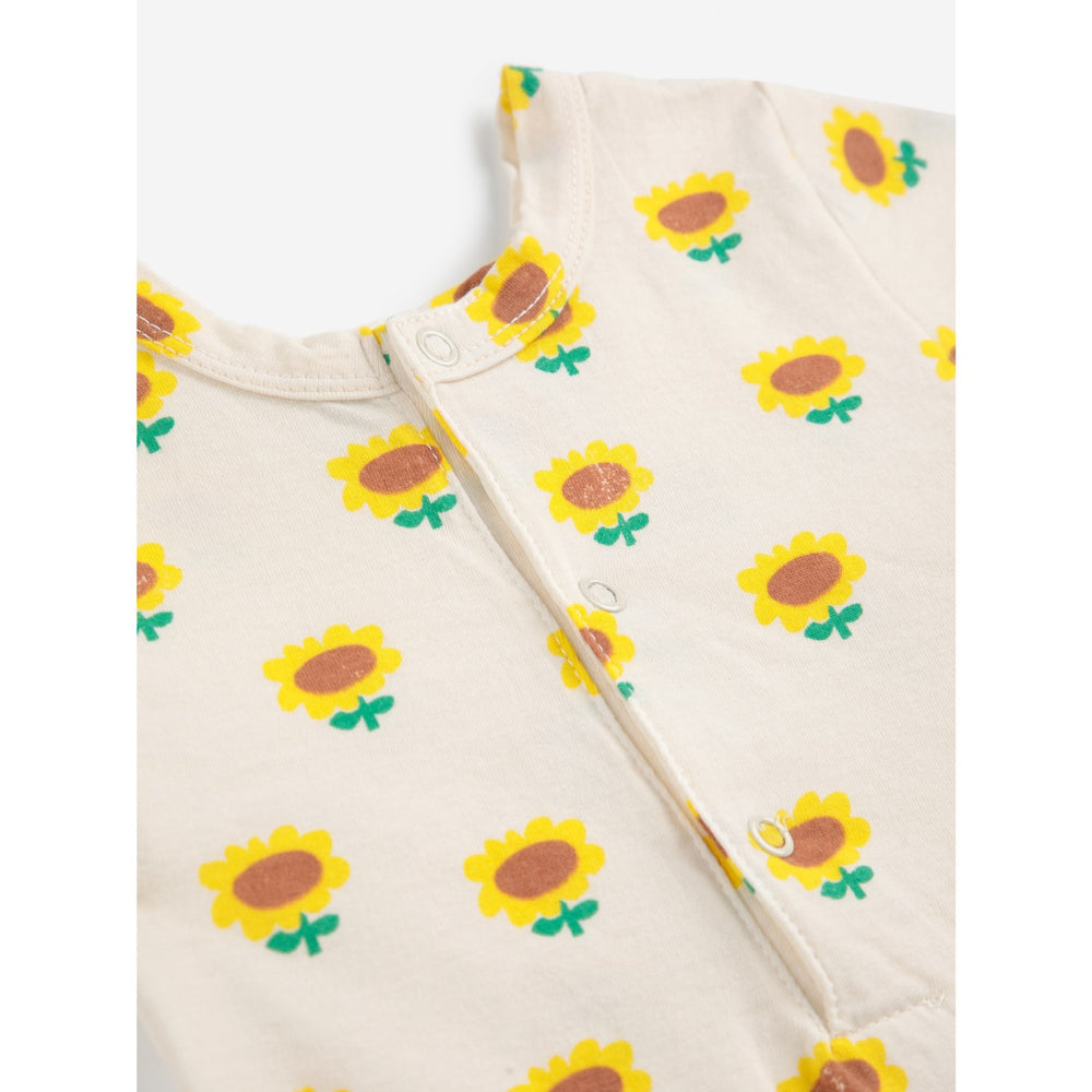 Køb Bobo Choses Beige Sunflower All Over Playsuit