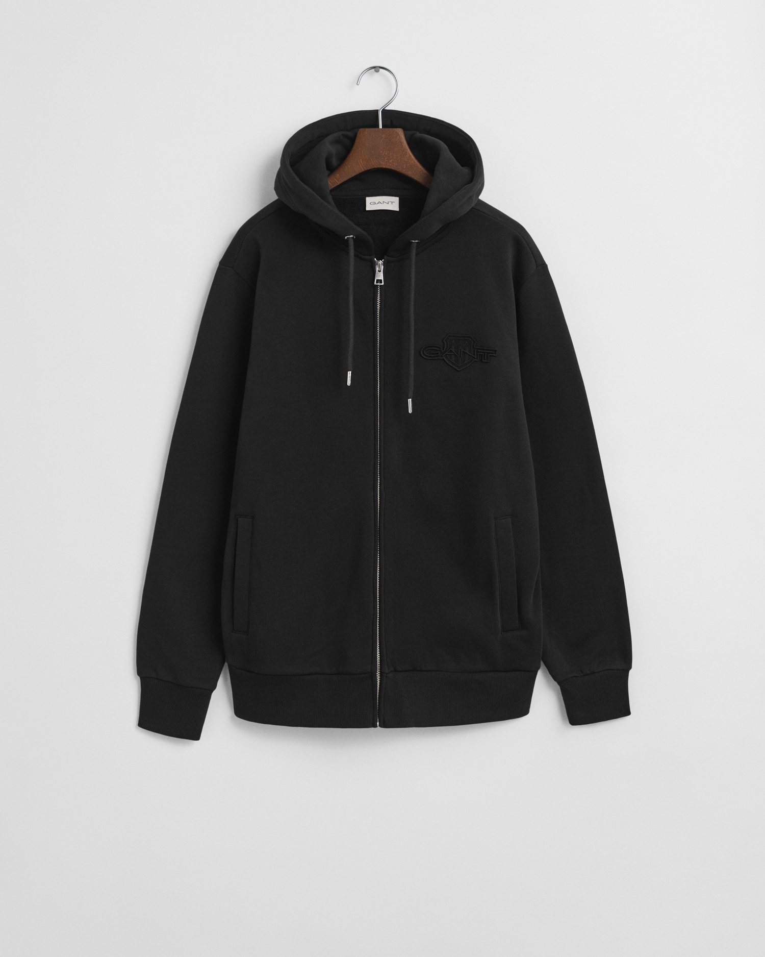Gant Kapuzensweatjacke »TONAL SHIELD FULL ZIP«, Sweatjacke, regular fit,