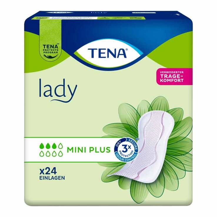 Tena® Lady mini plus Inkontinenz Einlagen, 6X24 St