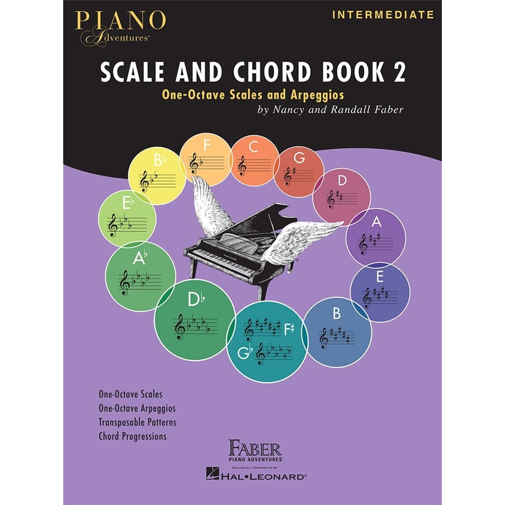 Hal Leonard Piano Adventures Scale and Chord Book 2 one-octave scales and chords