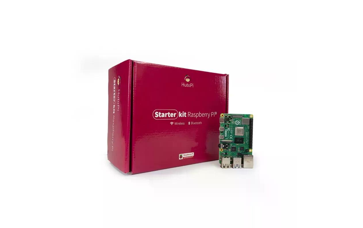 Starter Kit Raspberry Pi 4 4 GB<br>Raspberry Pi4 Starter Set mit 32 GB SD-Karte, Gehäuse und Netzteil