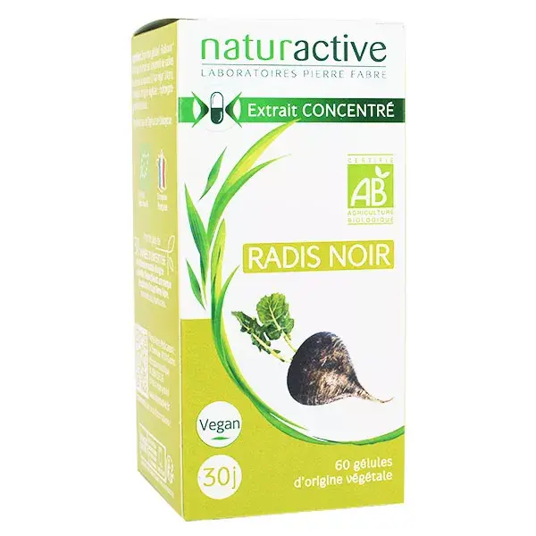 Naturaactive Rabanete Preto 60 cápsulas