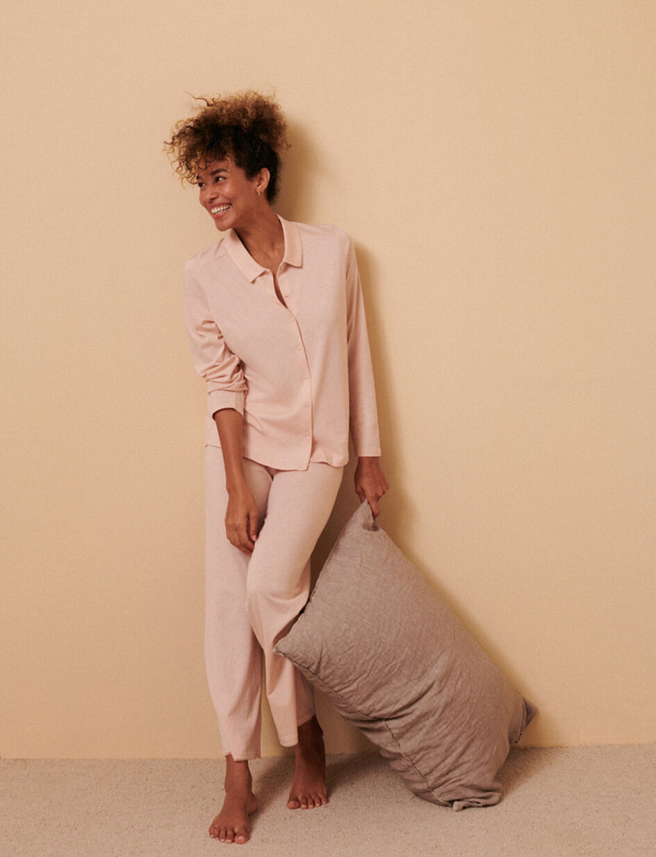 Veste de pyjama - beige poudre