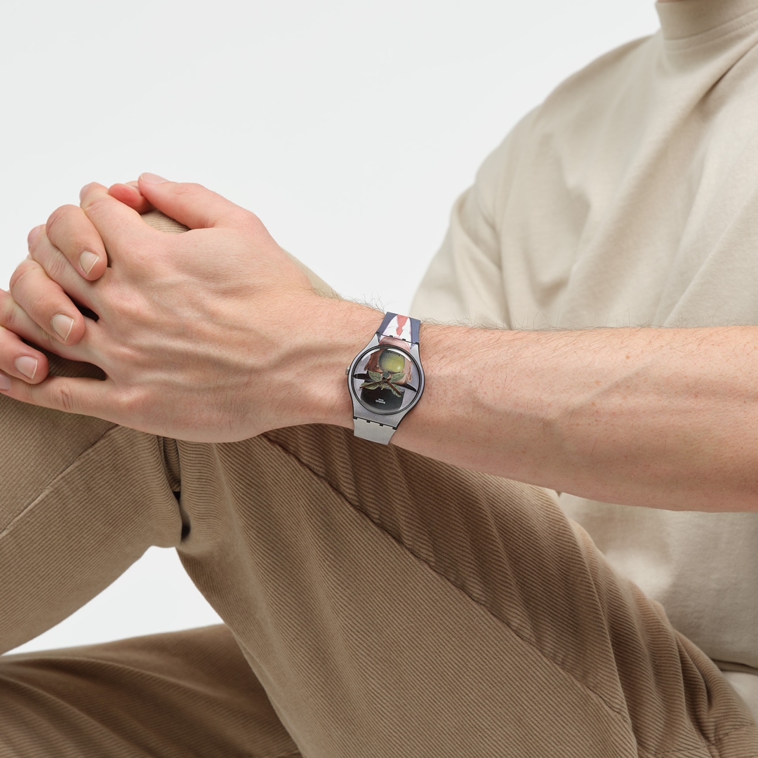 Swatch Original 41 Le Fils de l'homme by René Magritte