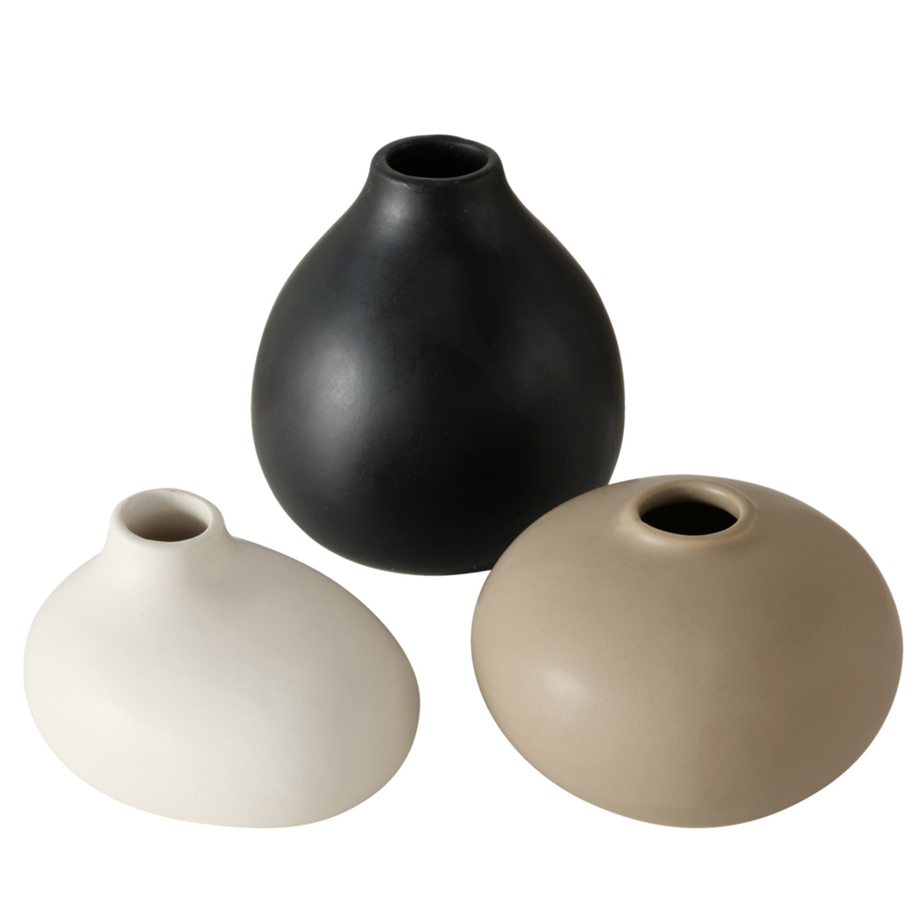 Vase - sortierte Designs - Steingut