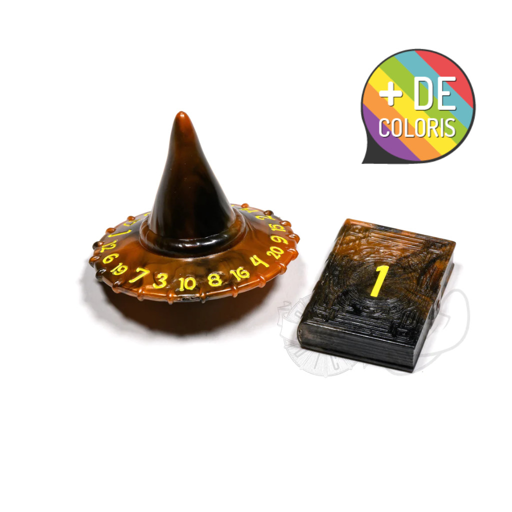Set de 2 Dés JDR Polyhero Dice : Wizard