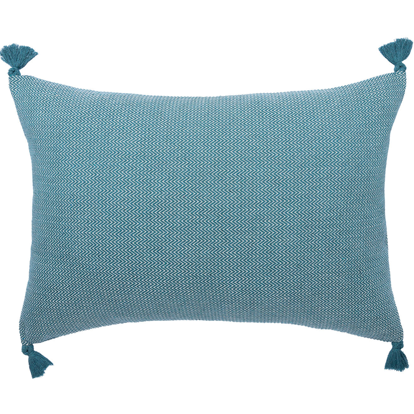 Febronie Housse de coussin Stockholm bleu pétrole - 60x40 cm