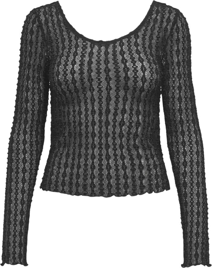 ONLY ONLTWINKY L/S LACE TOP JRS Sort