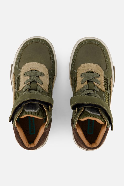 BunniesJR Veterschoenen groen Leer