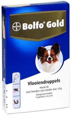 Bolfo Gold - Druppels Hond - 2 x 0,4ml - Vlooienmiddel