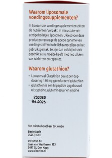 VitOrtho Liposomaal Glutathion 100ML