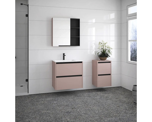 Hangplank voor Devo Etna 2.0 spiegelkast, BxHxD 25x70x16 cm, zwart