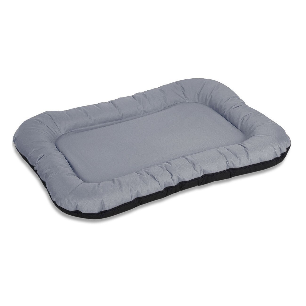 Knuffelwuff Wasserfestes In und Outdoor Hundebett Lucky aus Nylongewebe grau L