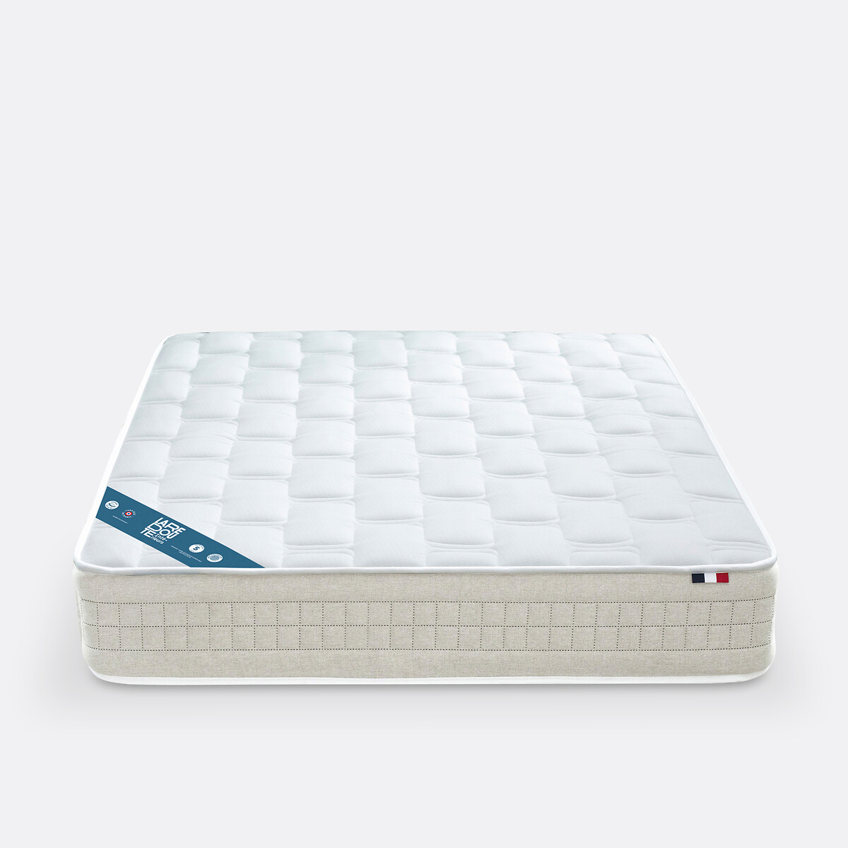 LA REDOUTE INTERIEURS<br>Conjunto de cama completo, colchão + base + pés + cabeceira