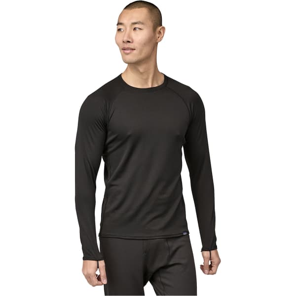 T-shirt thermique PATAGONIA M'S CAP MW CREW BLACK