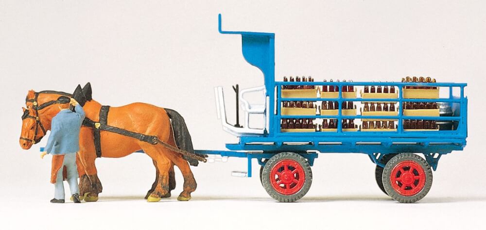 Preiser 30445 H0-Brauereiwagen  Landwehr-Bier