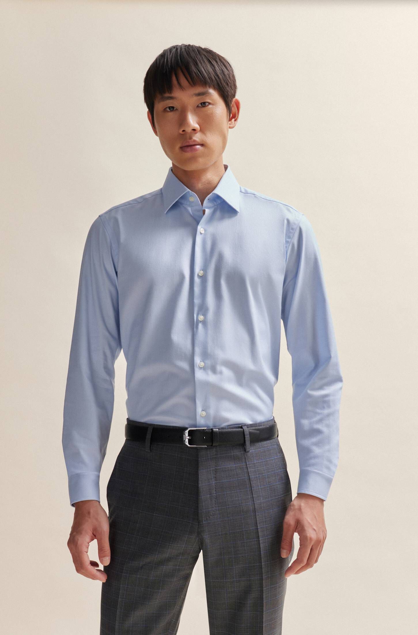 BOSS| Herren Hemd Regular Fit Langarm