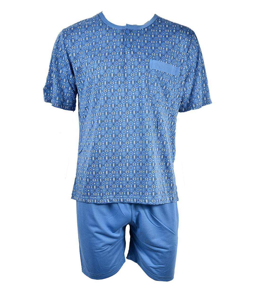 Pyjama Court Homme ECO HOMEWEAR 2864 BLEU