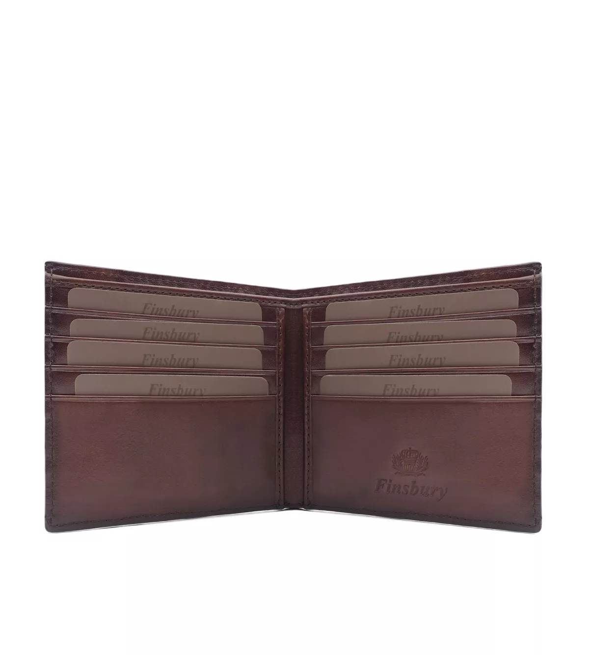 Portefeuille Croco Marron