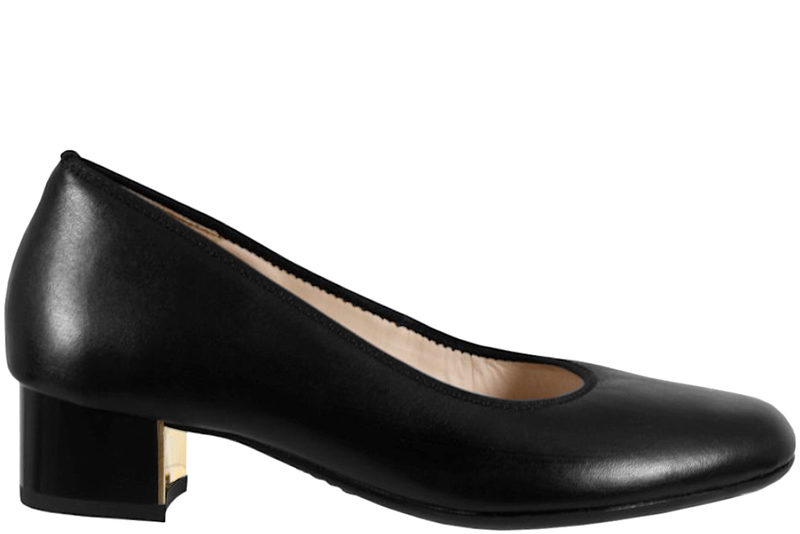 ARA NIZZA PUMPS I SORT GLAT SKIND