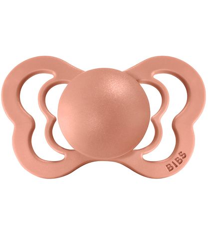 BIBS Couture Schnuller - Gr. 2 - 2er-Pack - Anatomisch - Peach/W