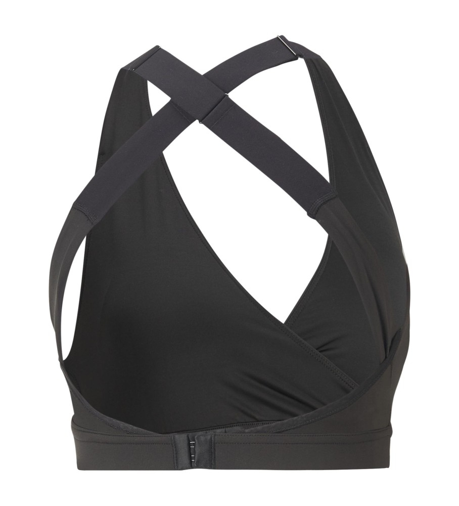 Sutiã de treino Puma Yogini Mid Impact Crossover preto