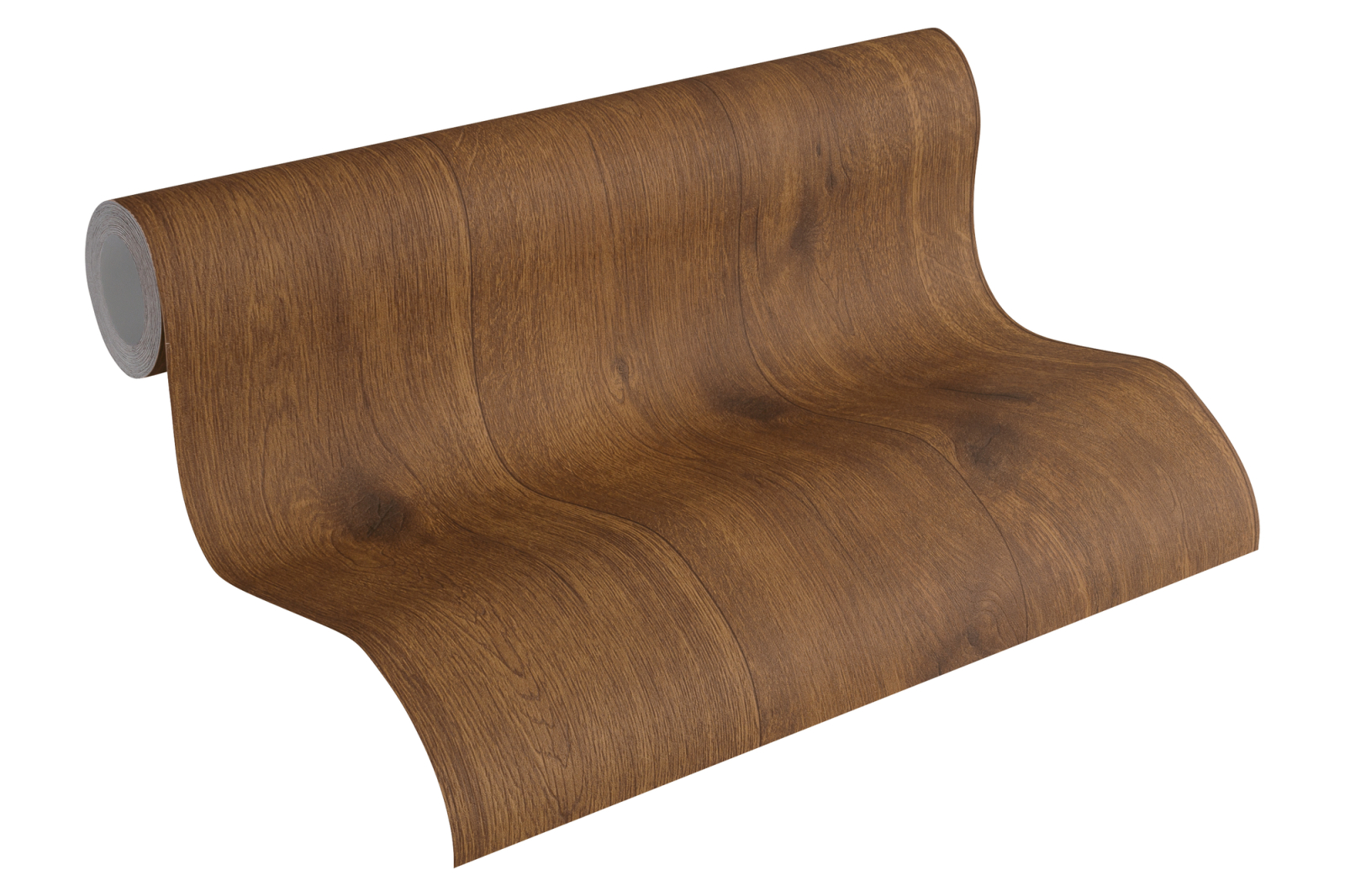 Vliestapete BEST OF WOOD´N STONE - braun - Nussbaum - 10 Meter