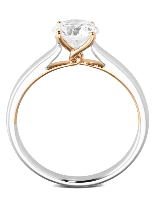 Brillant-Ring LG, Gold 585, bicolor
