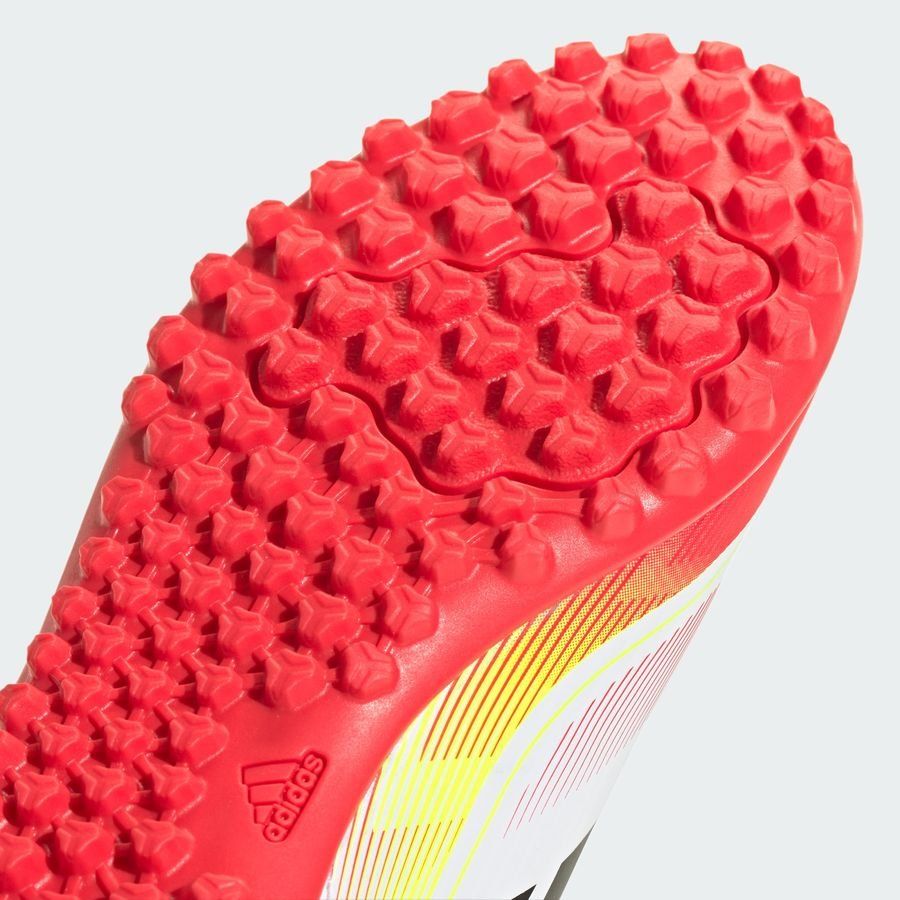 adidas F50 Club TF Pure Victory - Blanc/Noir/Jaune Enfant