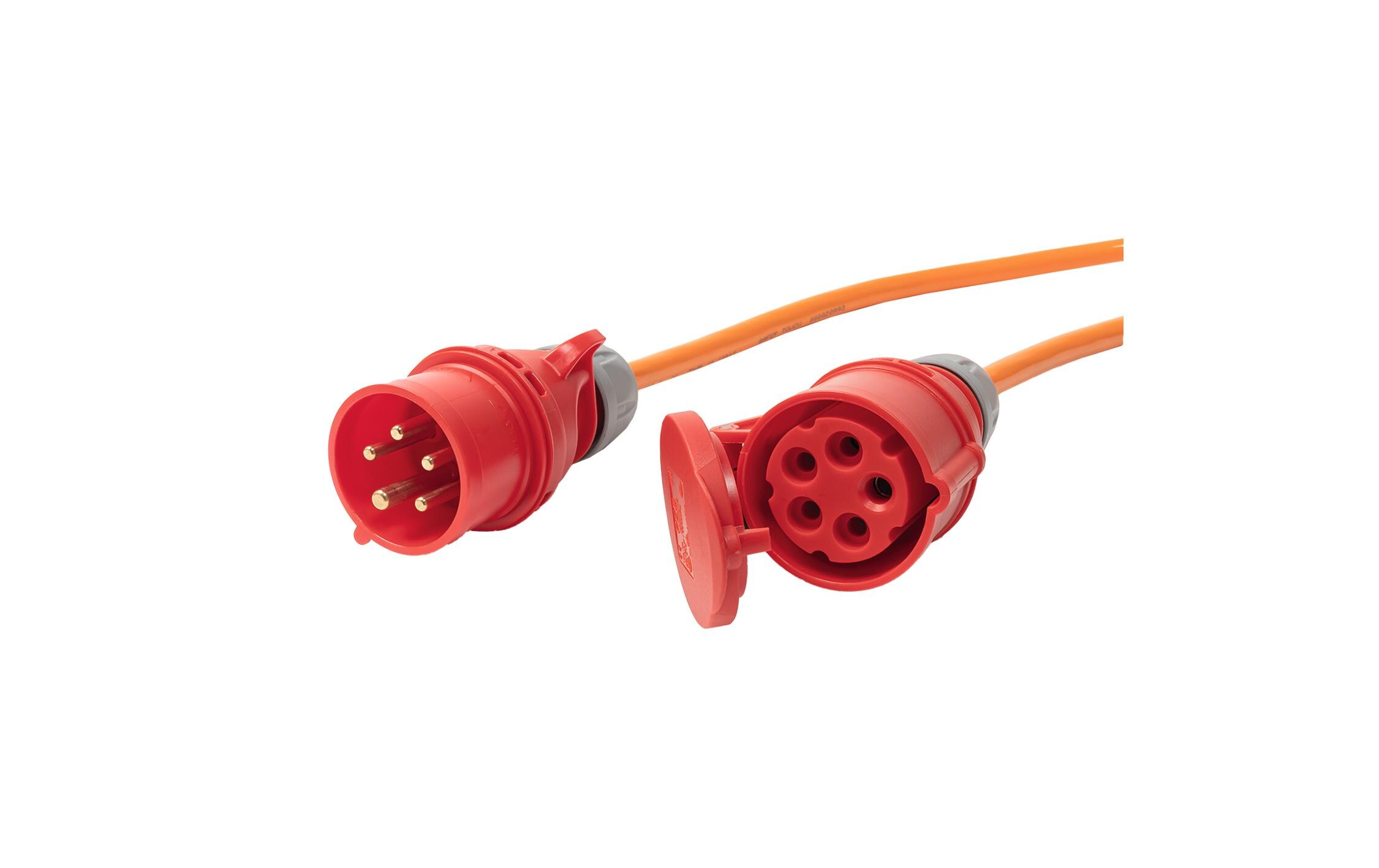 Verlängerungskabel EPR-PUR CEE16/5 - CEE16/5 10 mIndustrie-Verlängerungskabel EPR-PUR 5 x 2.5 mm2