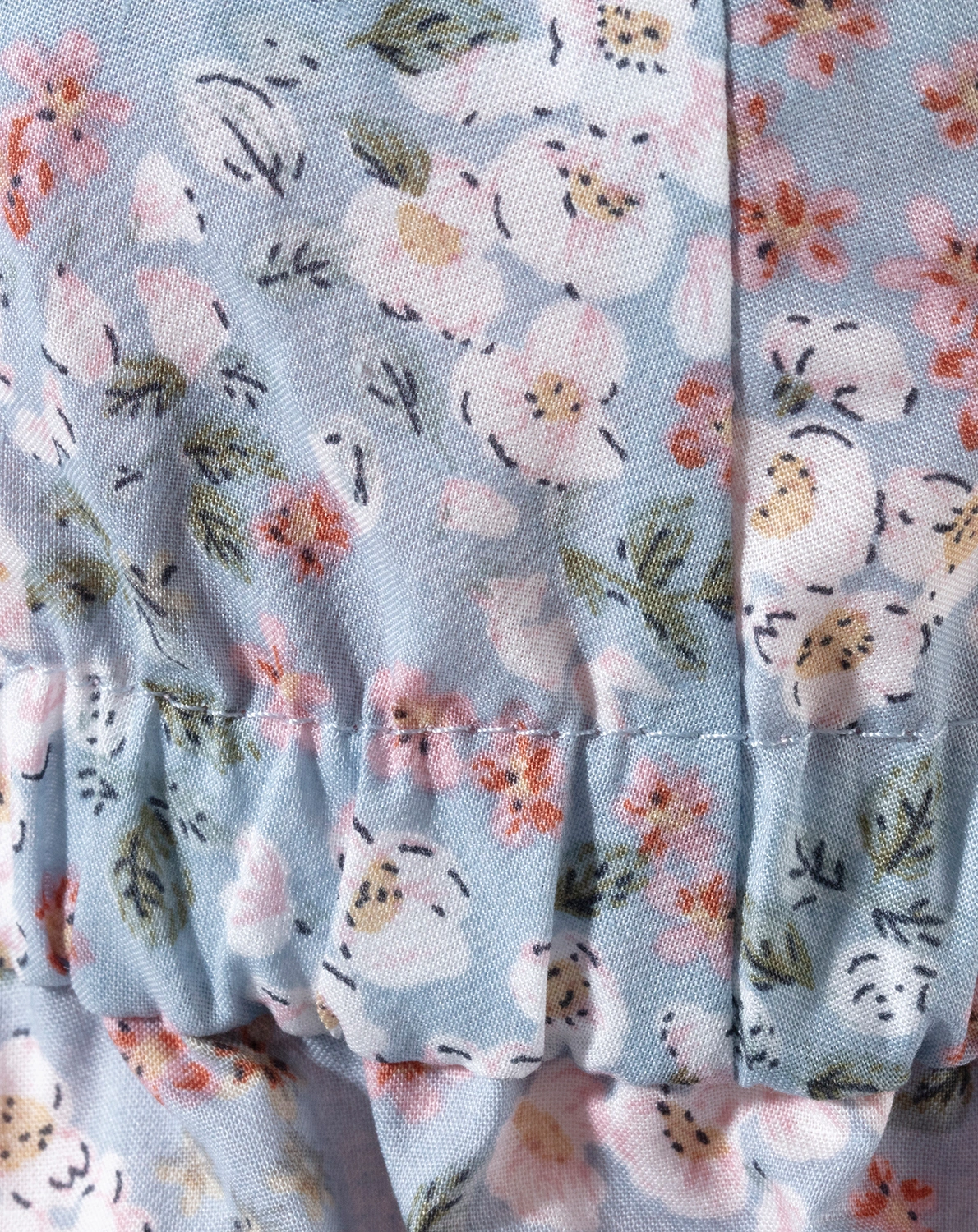 Schirmmütze MILLEFLEURS mit Nackenschutz in graublau