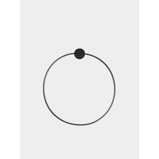 ferm LIVING Håndklædeholder, Sort, Ø20,5 cm
