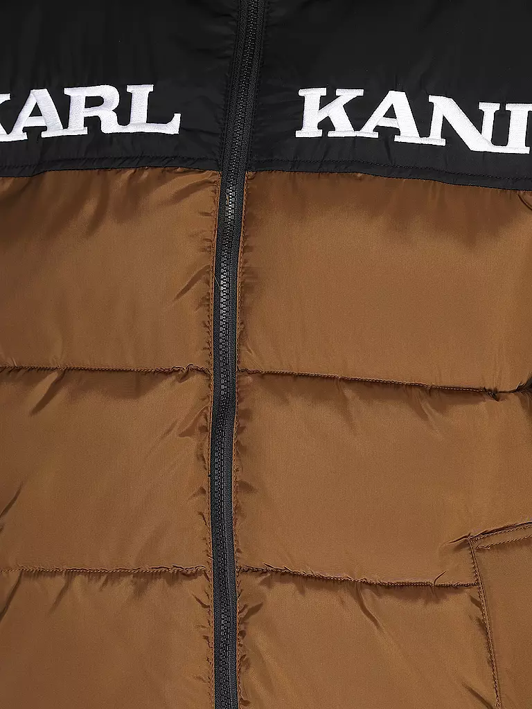 KARL KANI Steppjacke braun
