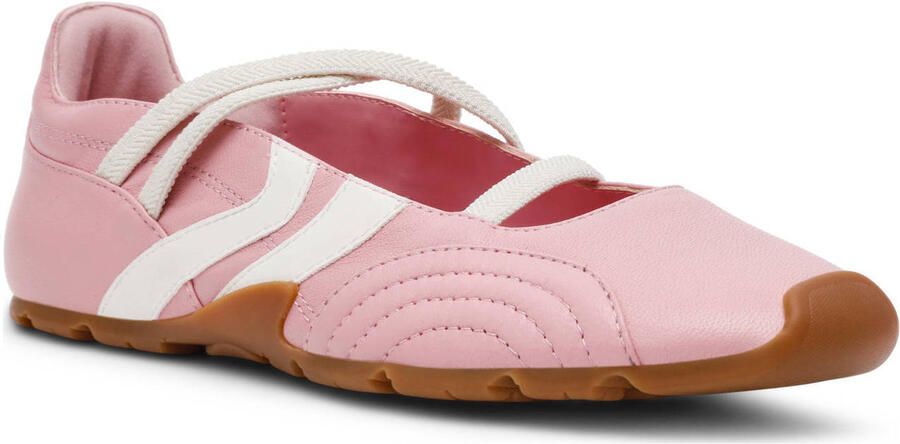 Steve Madden Joisie leren ballerina's lichtroze