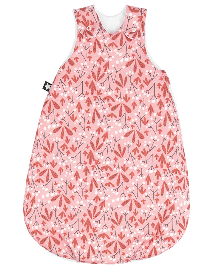 Babyschlafsack KOON – FLORA in koralle