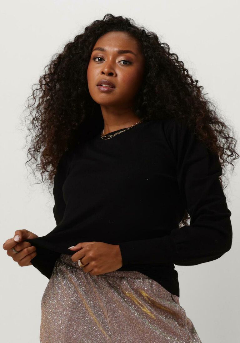 YDENCE zwarte ydence trui knitted top vera