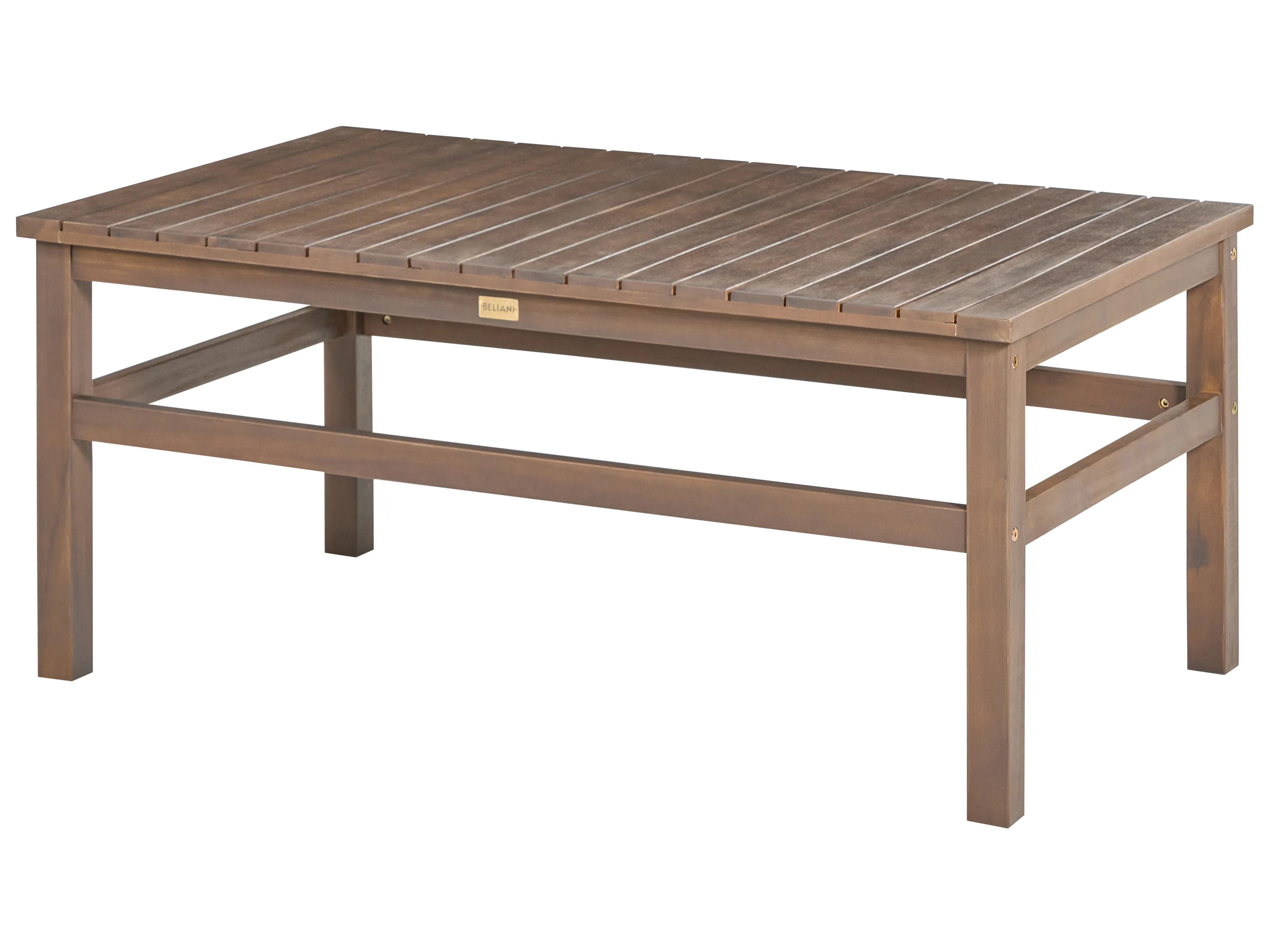 Loungeset met tafel 4-zits MANILA Acaciahout Donkerbruin