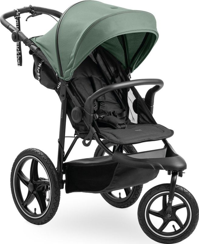 Hauck - Runner 3 - Buggy - Jungle Green - XL-luchtwielen - Vering