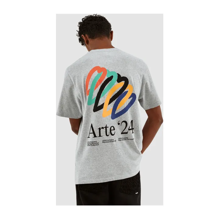 Arte Antwerp T-shirt Heart Rings | Gris