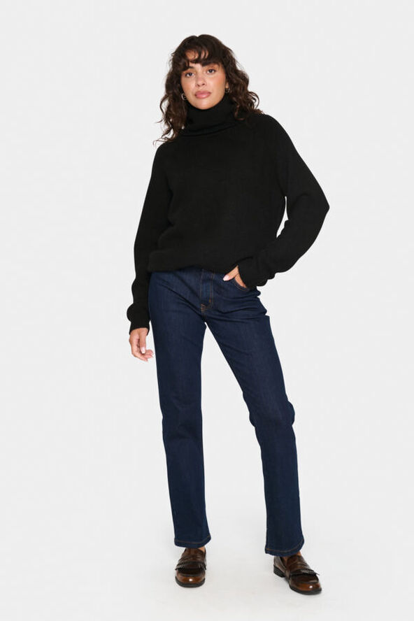 Saint Tropez GarbieSZ Rollneck Pullover Black