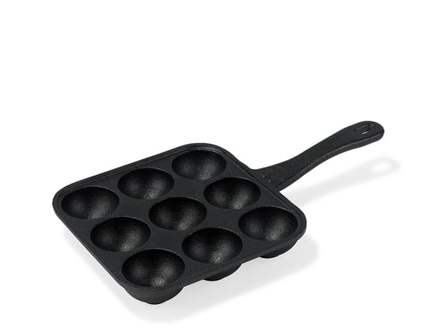 HOLM Æbleskivepande 33 x 19 x 4,6 cm Sort