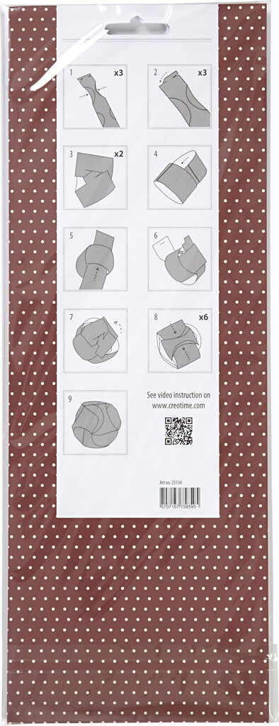 Click Ornamenter - Ø 9 CM - Str. 5,5X28,4 CM - 9 Sæt
