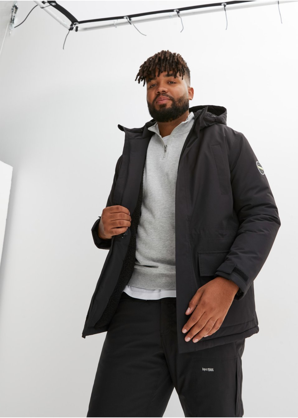 Parka thermo hybride avec doublure peluche