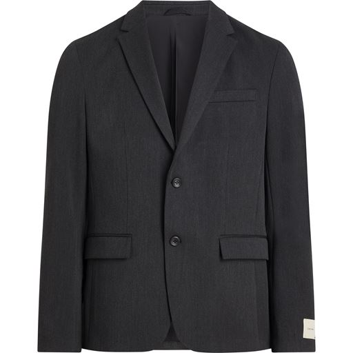 Calvin Klein Washable Flannel Blazer, Asphalt, XL