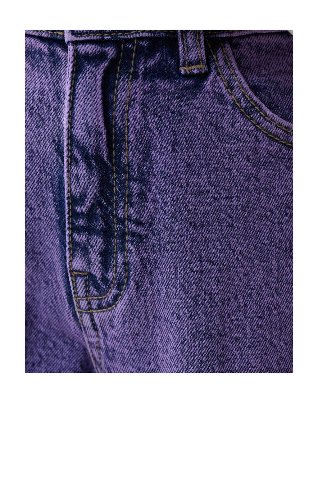 Shoeby high waist tapered fit jeans paars