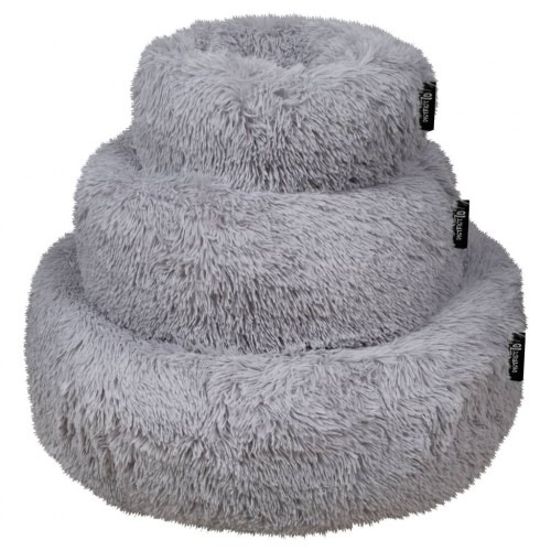 Cama macia para animais de estimação, cinza