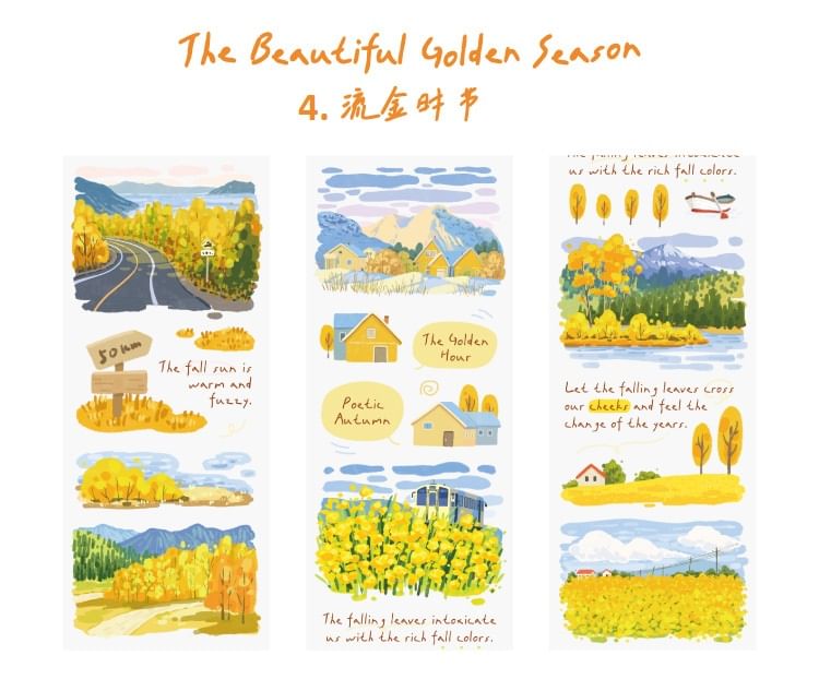 Daydilon - Scenery Masking Tape (diverse ontwerpen)