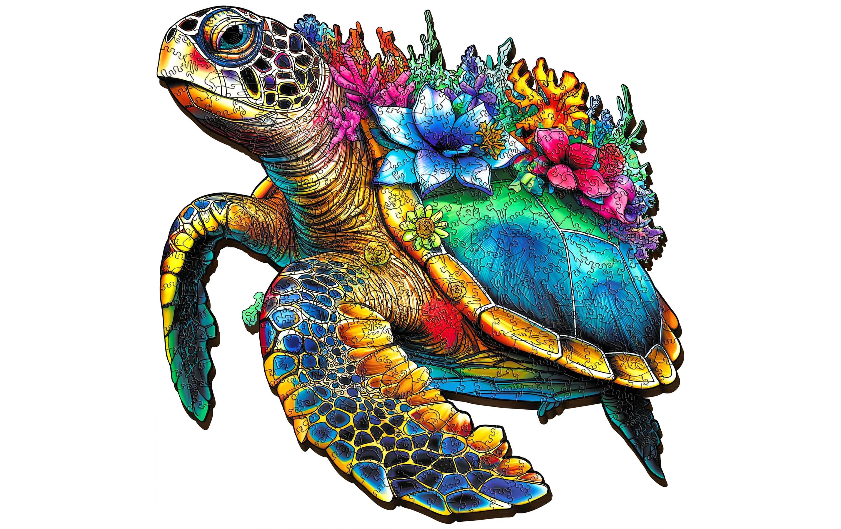 Holz-Puzzle SchildkrötePuzzle mit 200 Teilen