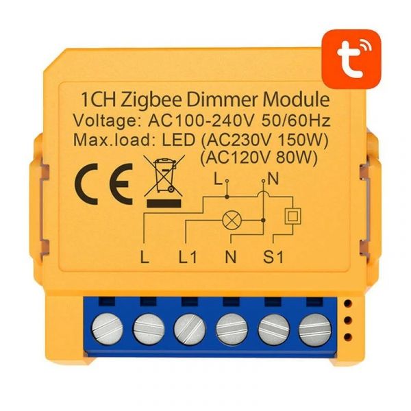 Avatto Relé Smart Switch ZDMS16-1 TUYA